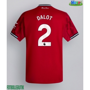 Manchester United Diogo Dalot #2 Hemmatröja 2025-26 Kortärmad